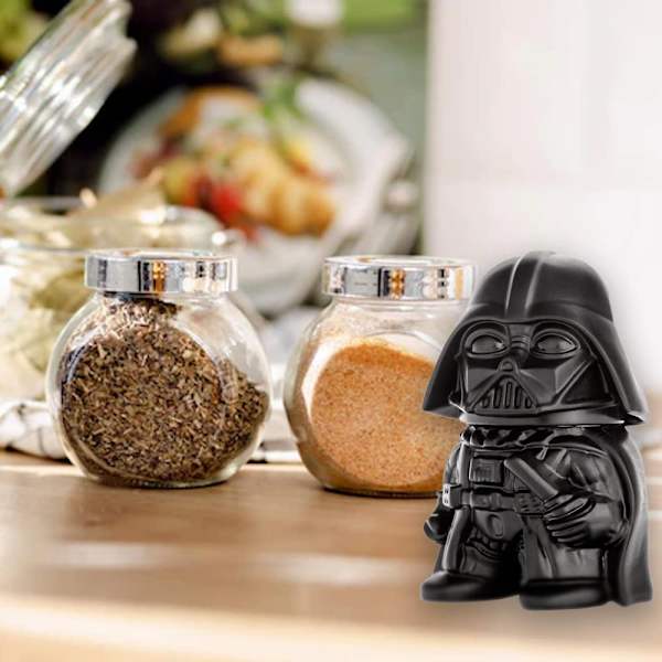 Star Wars Grinder, Krydderikværn, Perfekt Størrelse 2\" 3-Dele Sort