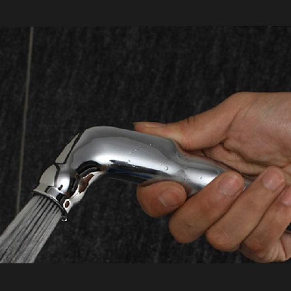 ABS-WC-suihkupistooli henkilökohtaiseen hygieniaan, vaipan huuhteluun, kylpyhuoneen puhdistukseen, WC-suutin