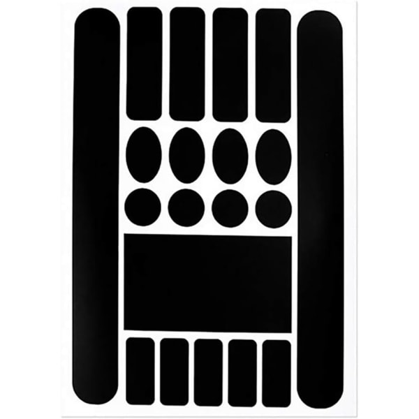 1x Bike Base Sticker (Matte Black) Frame Protector Anti-Scratch B