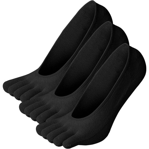 Naisten sormisukat: Naisten puuvillaiset varvassukat, matalat 5-kärkiset sukat
