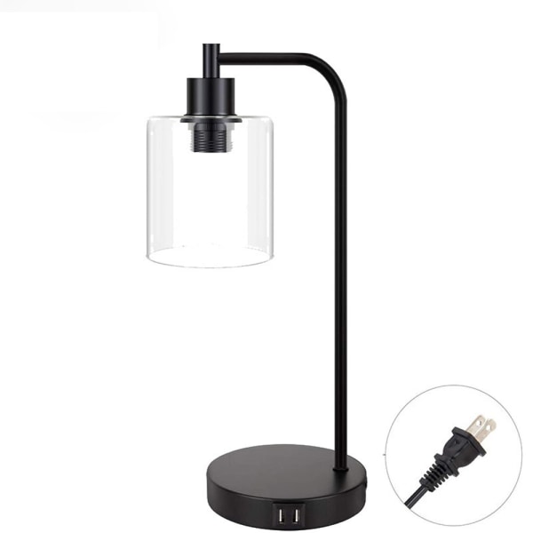 Amerikansk enkel LED-lampa USB-gränssnitt uppladdningsbar dimbar Met