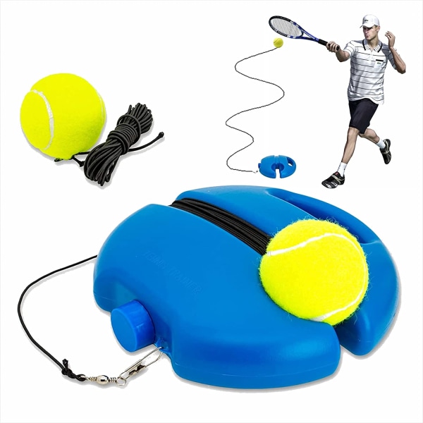 Blå APP LIFE Tennistränare Trailerbollar med repträning Till