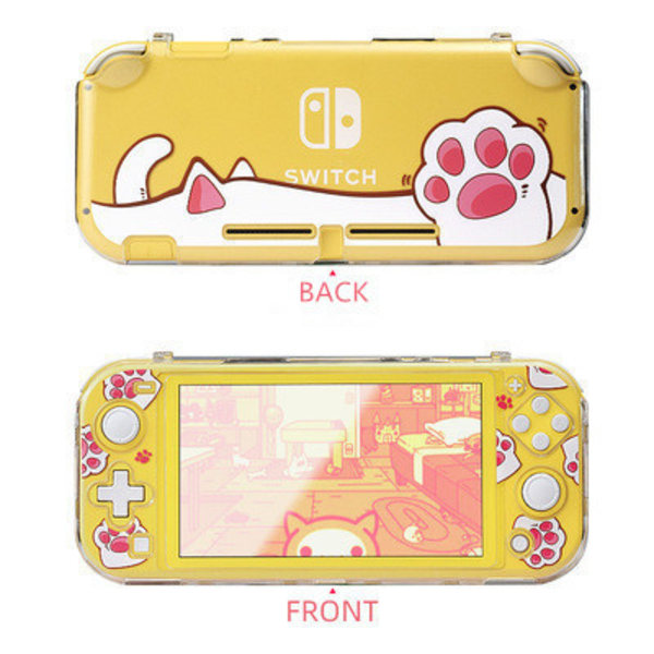 Protective Case Compatible with Nintendo Switch Lite-White, Hard