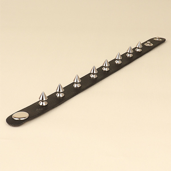 Nitarmband Nitarmband Läder Nitarmband Manschett fo