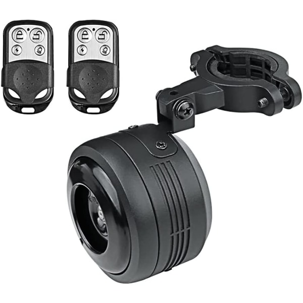 Elektrisk sykkelklokke Alarm Horn Vanntett med Fjernkontroll