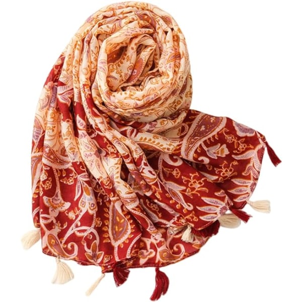 Elegant halsduk för kvinnor - Vintage Orange Winter Soft and Warm Col