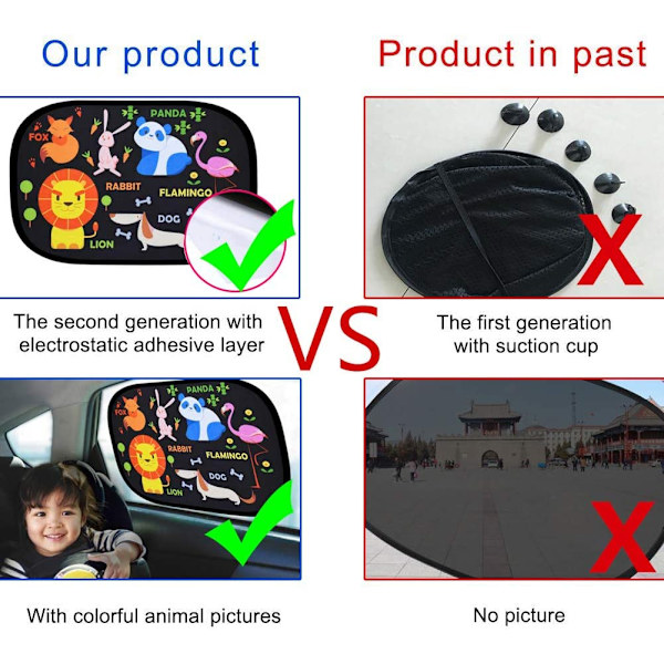 Baby Child Car Sun Shade Block UV Rays Protect Baby/Child/Pets C