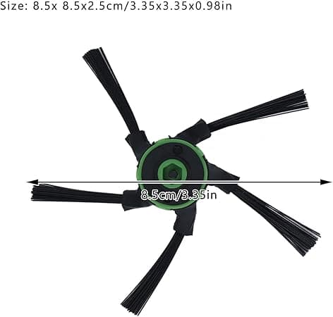 Sweeping Robot Side Brushes-2pcs, Side Brush High Efficiency Fil