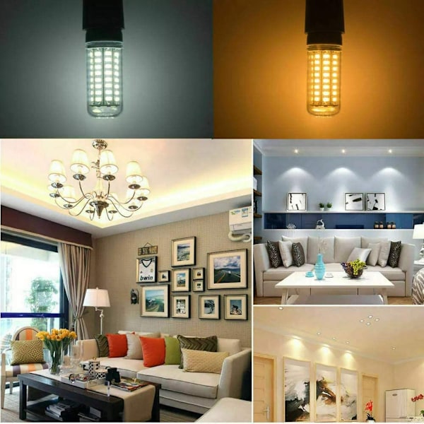 LED-maissilamppu, himmennettävä, 1200LM viileä valkoinen 6000K, 100W hehkulamppu