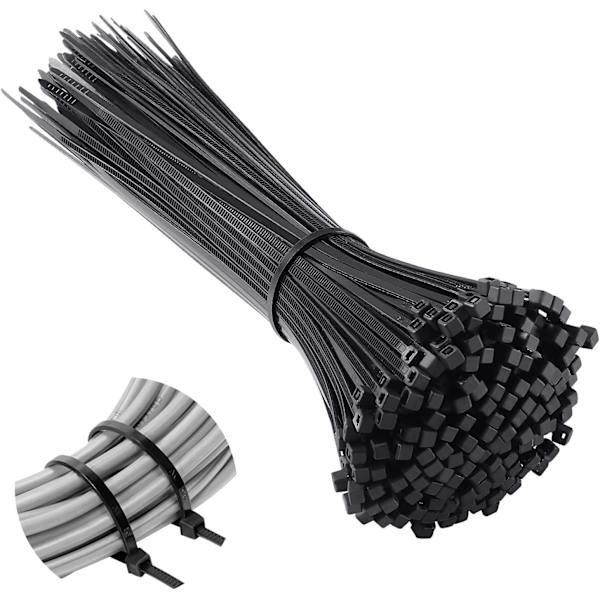 Svart, 100 stk 3*100 kabelbindere, profesjonelle kabelbindere, nylon c