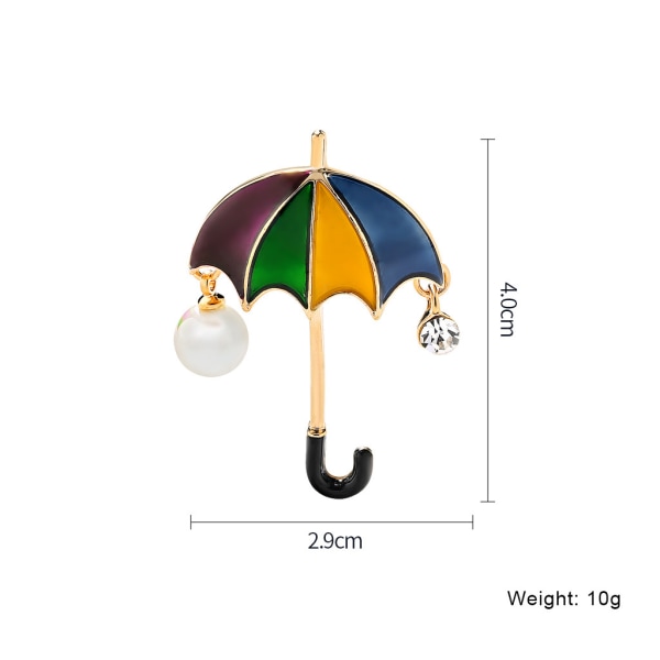 Broche parapluie, broche en alliage éclatant avec diamants e cc36 | Fyndiq