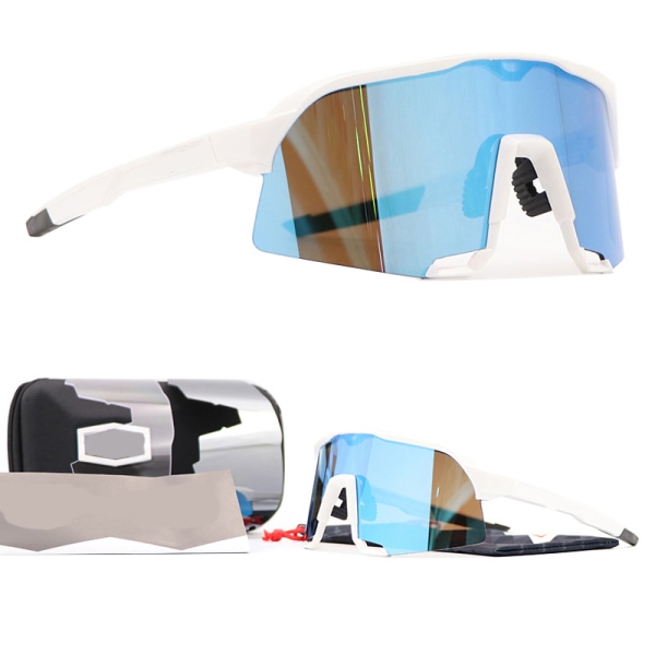Ice Blue Photochromic Solbriller Mænd Cykel, Cykling Polariseret Hal