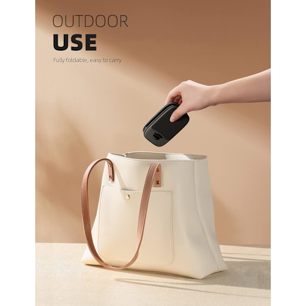 Sort-(110*80*28MM) Justerbar Telefonholder, Telefon Dock - Sammenfoldelig Dock Stand kompatibel med iPhone 14 Pro Max Plus, 13/