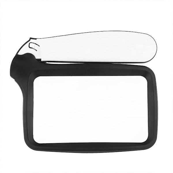 Rektangulär förstoringsglas med belyst förstoringsglas Stor vikbar