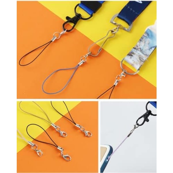 Hihna Charm Lariat Lanyard W/Hummeri solmunauhat Cell Phonille