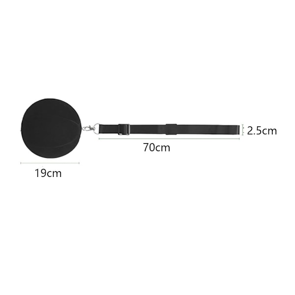 Golfboll, Golfsvingstränare Träningsboll, Hjälp Assist Boll Träningsundervisning, Justerbar Smart Arm Träningsställning Till (Black)