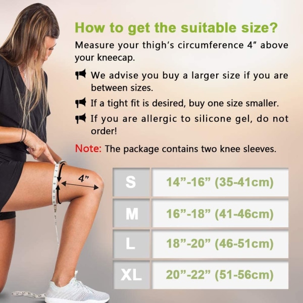 s)Sport Knee Brace - Knee Brace for menn/kvinner, elastisk kompress 76a4 |  Fyndiq