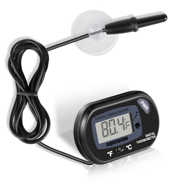 2-pack LCD digital akvarie termometer fisk tank vatten terrarium