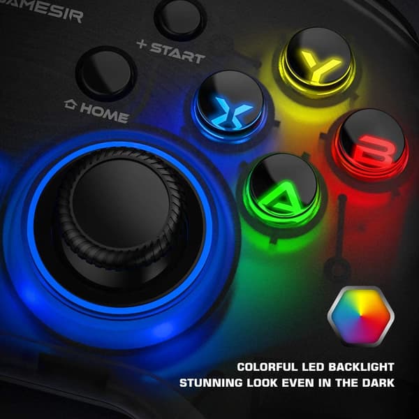 T4 Pro Bluetooth -langaton ohjain Switchille, Switch Pro -ohjain LED-taustavalolla, Turbo Gam