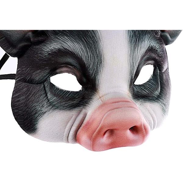 1 st halv ansiktsdjurmask grismask skräck grismask för Hallow