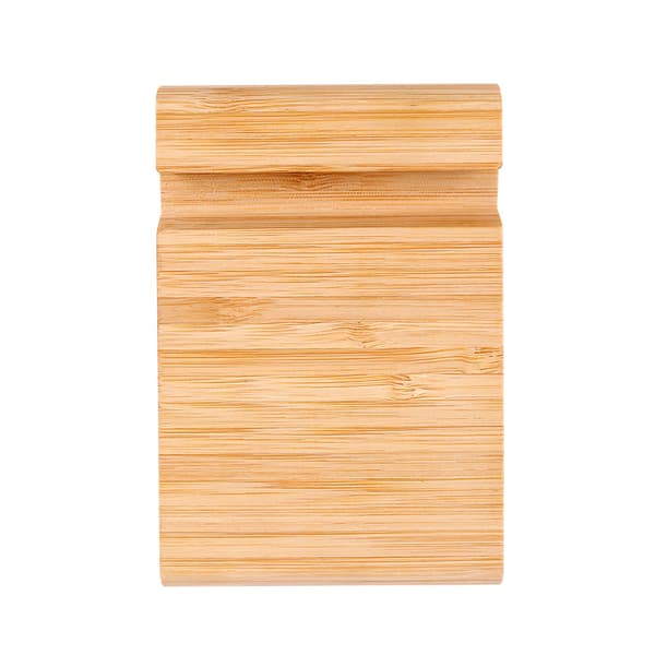125*8*16cm Bambuinen matkapuhelinjalusta, kaksoispaikkainen puinen pidike