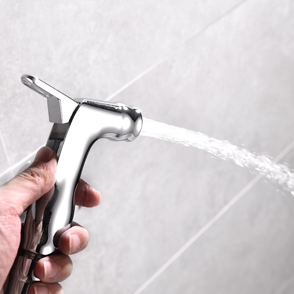 ABS-WC-suihkupistooli henkilökohtaiseen hygieniaan, vaipan huuhteluun, kylpyhuoneen puhdistukseen, WC-suutin