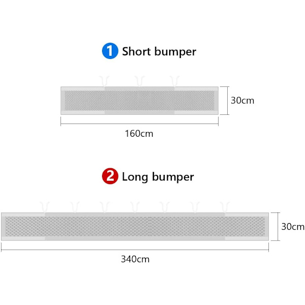 Baby Cabin Bumper, Vugge Bumper, 3D Mesh For, Sikker for Vugge Luft