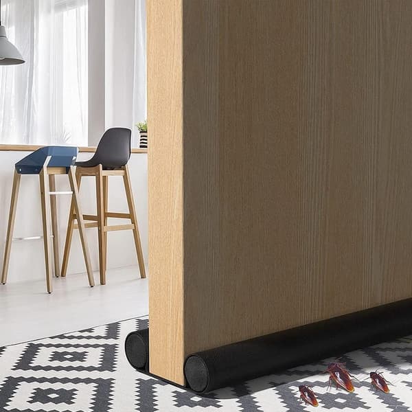 Flexibel dörrstopp Dubbel dörr Håll 93cm Hemljudisolerad Dus