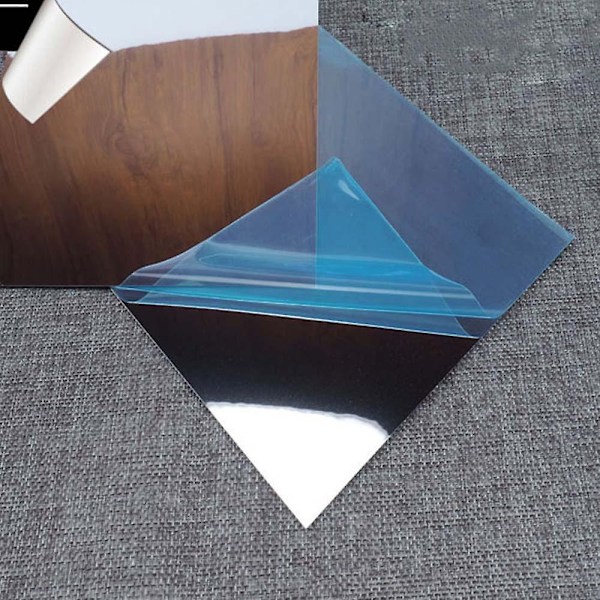 16 stk. (15 x 15 cm) DIY vægspejl, vægklistermærke, badeværelse ma