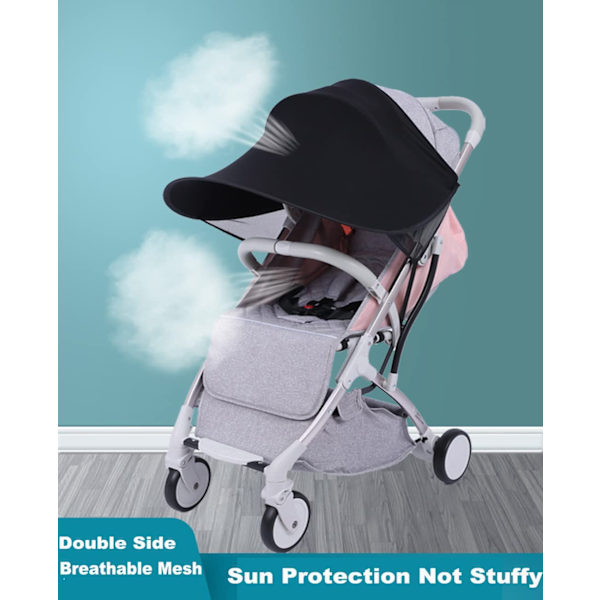 Solskydd Universell Baby Buggy Barnvagn Solskydd Strolle