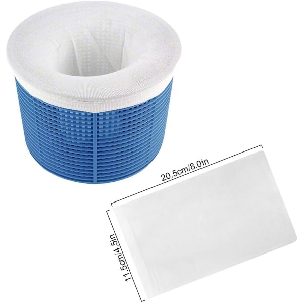 Skimmer Sok, Engangs Skimmer Filter til Pool & Spa Net Skim S