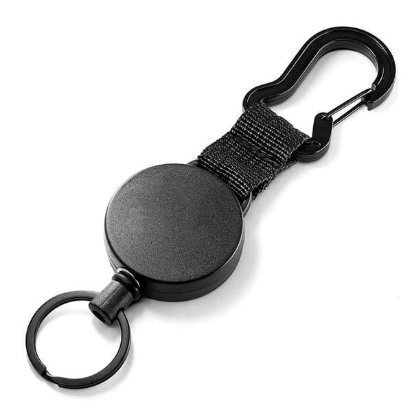 3 stk Teleskopisk Wire Rope Svart Høy Elastisk Enkel Pul