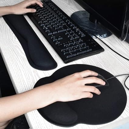 Ergonomisk musematte - Gamer musematte med gel håndleddstøtte, Comfo