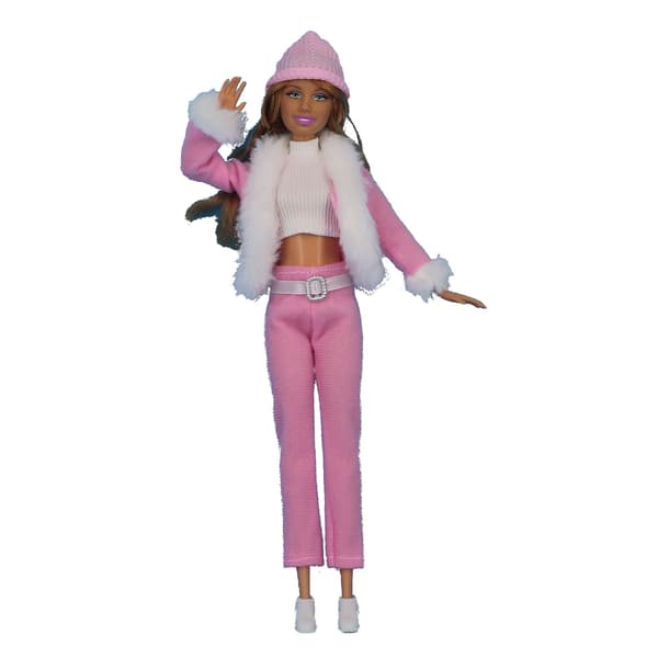 Barbie modekläder, 3 delar, 3 docktillbehör, för ch