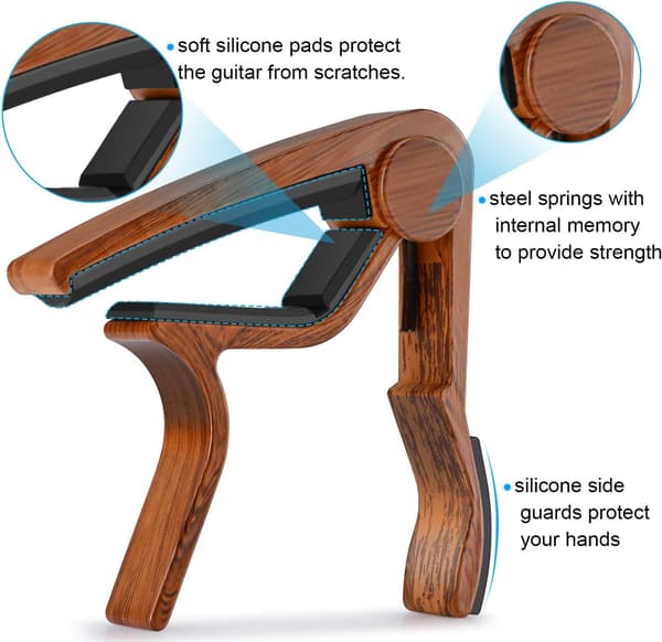 Guitarplektre Guitar Capo Akustisk Guitar Tilbehør Trigger Cap