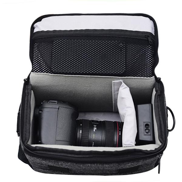 23cm*12cm*17cm (Grå) Kompakt Kamerataske til SLR/DSLR med C