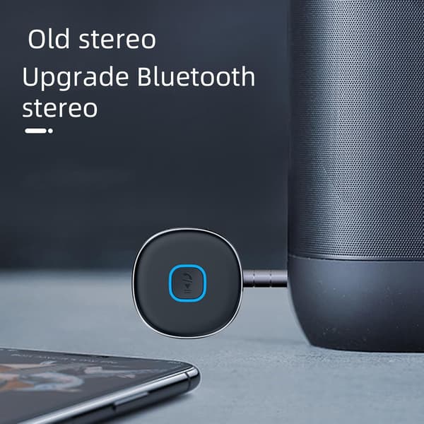 Bærbar 3,5 mm AUX Bluetooth-adapter for bil