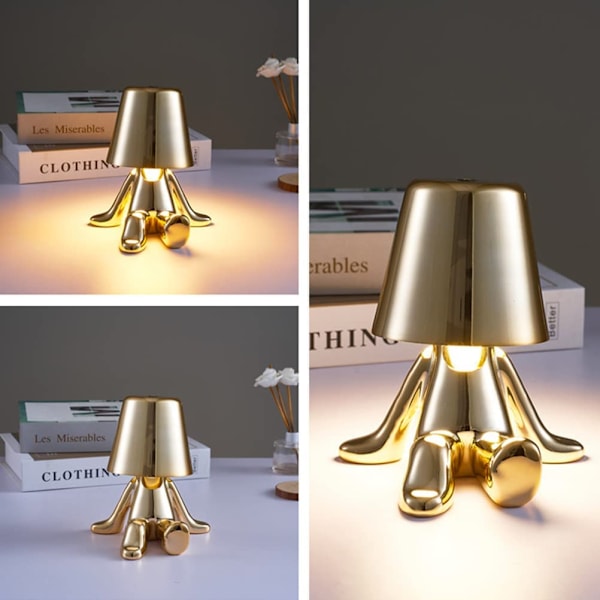 Bordlampe Dimbar LED Touch Control Bordlampe Trådløs USB R