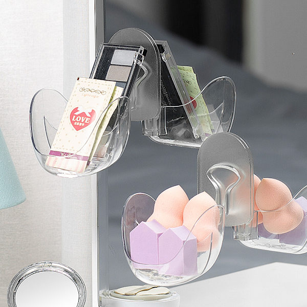2 Loading-Beauty Kosmetisk Egg-høster Makeup Egg Skrivebordshøster