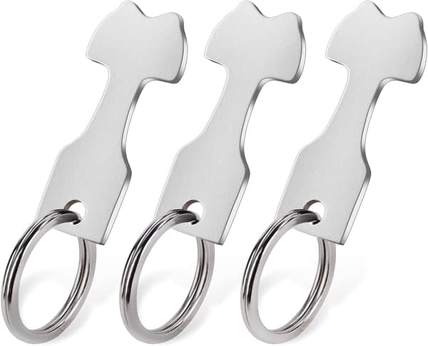 Metall handlekurv token nøkkel - handlekurv token - flyttbar