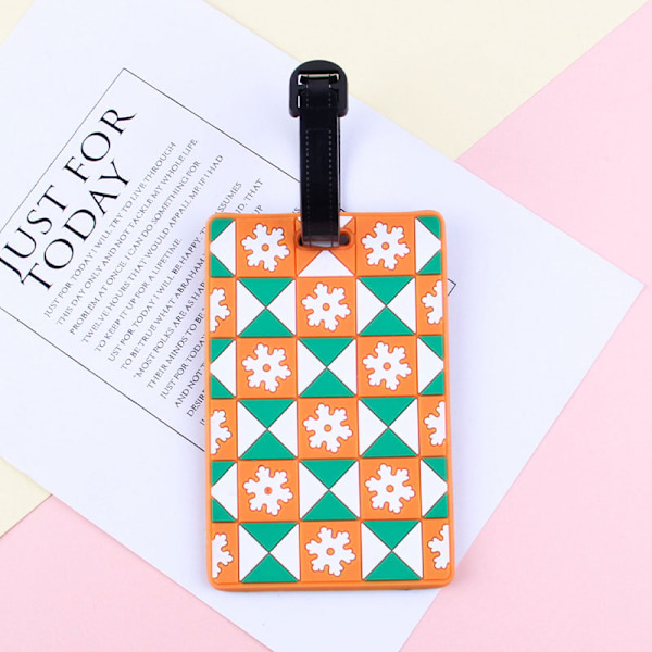 Bagasjelapper, 4 stk. PVC-bagasjelapper, bagasjelapper, reisesett