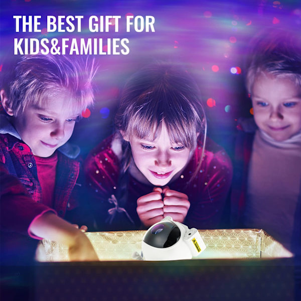 Stjerneprojektor Galaxy Nattlys, Bursdagsgaver Leker for 2-10 Y