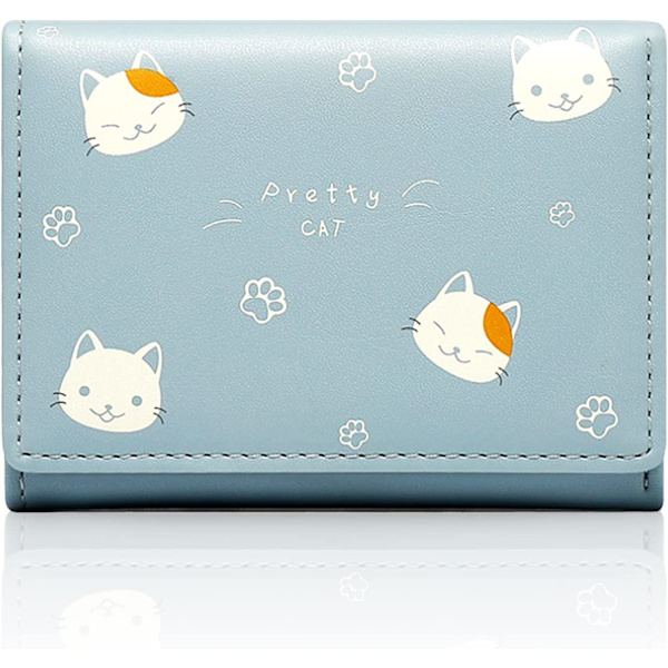 Tytön ohut korttikotelo, tytön minikoliko purse, tytön mini