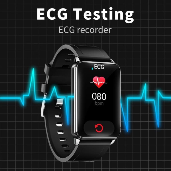 EP02 Blodsukker Sukker Smart Watch EKG+PPG HRV Hjertefrekvens Temp