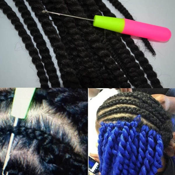 Set med 5 stickningsverktyg med tabKnitting-tillbehör