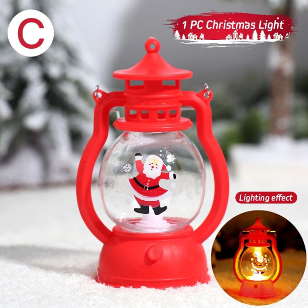 Christmas Led Lantern Light Batteridrevet juletre