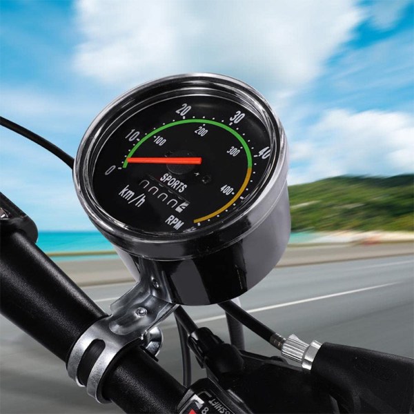 Sykkel Speedometer Mekanisk 0-60 Km/t Speedometer
