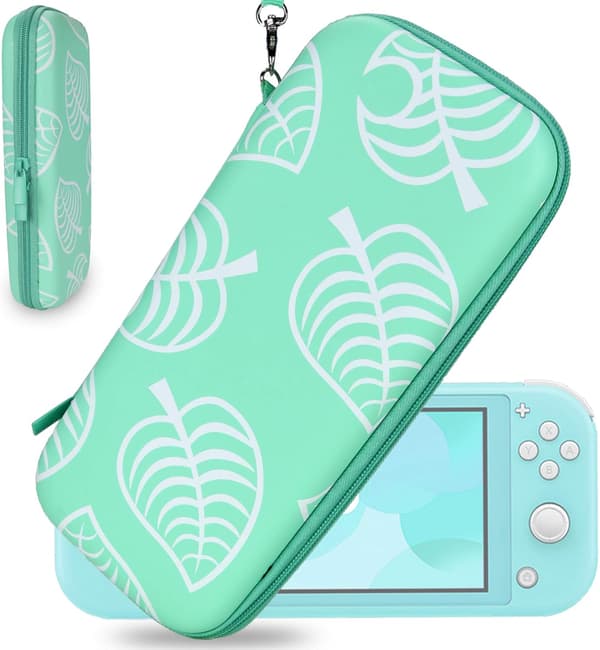 Grøn - 1 stk. Nintendo Switch-arrangør (uden konsol) 10 spil