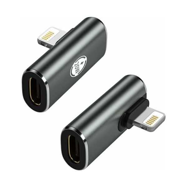 USB c till Light-ning-adapter, stödjer 20W PD, snabbladdningsfunktion