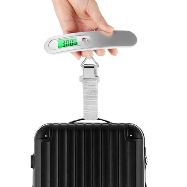 Elektroninen matkatavaravaaka, kannettava digitaalinen minivaaka, erittäin tarkka